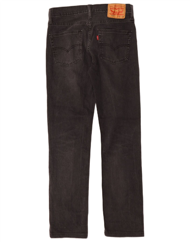 Levi's Mens 511 Slim Jeans W30 L30 Black Cotton