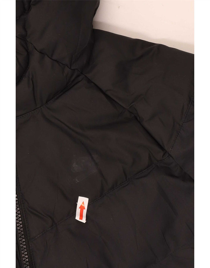 Nike Girls Hooded Padded Jacket 12-13 Years Large  Black Polyester