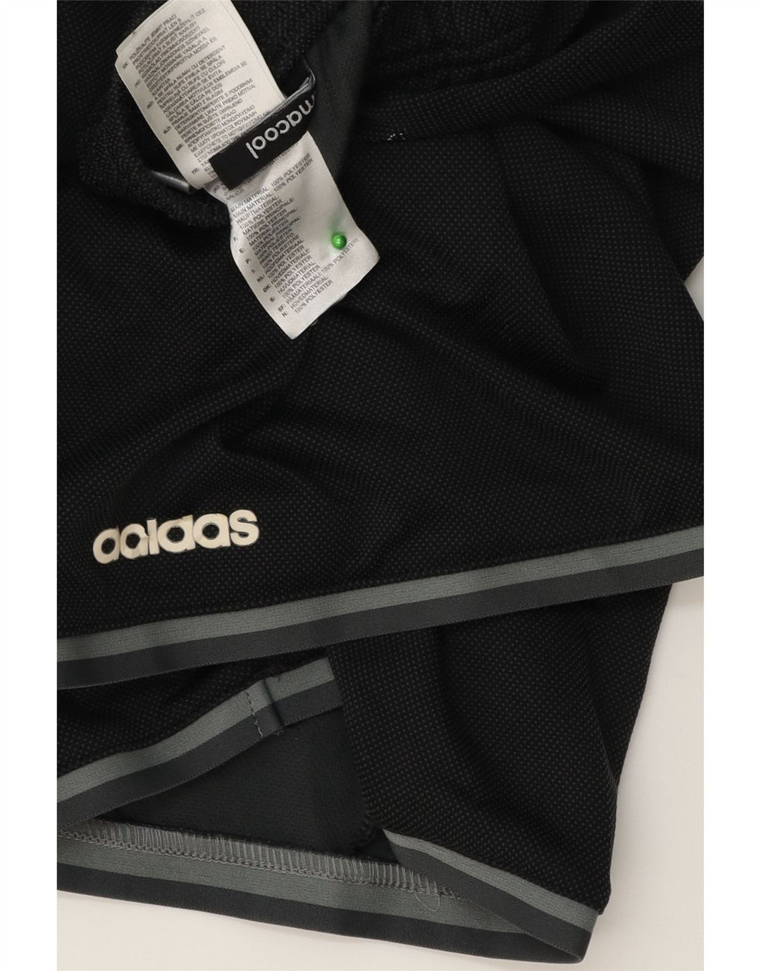 ADIDAS Boys Climacool Sport Shorts 11-12 Years Black Polyester