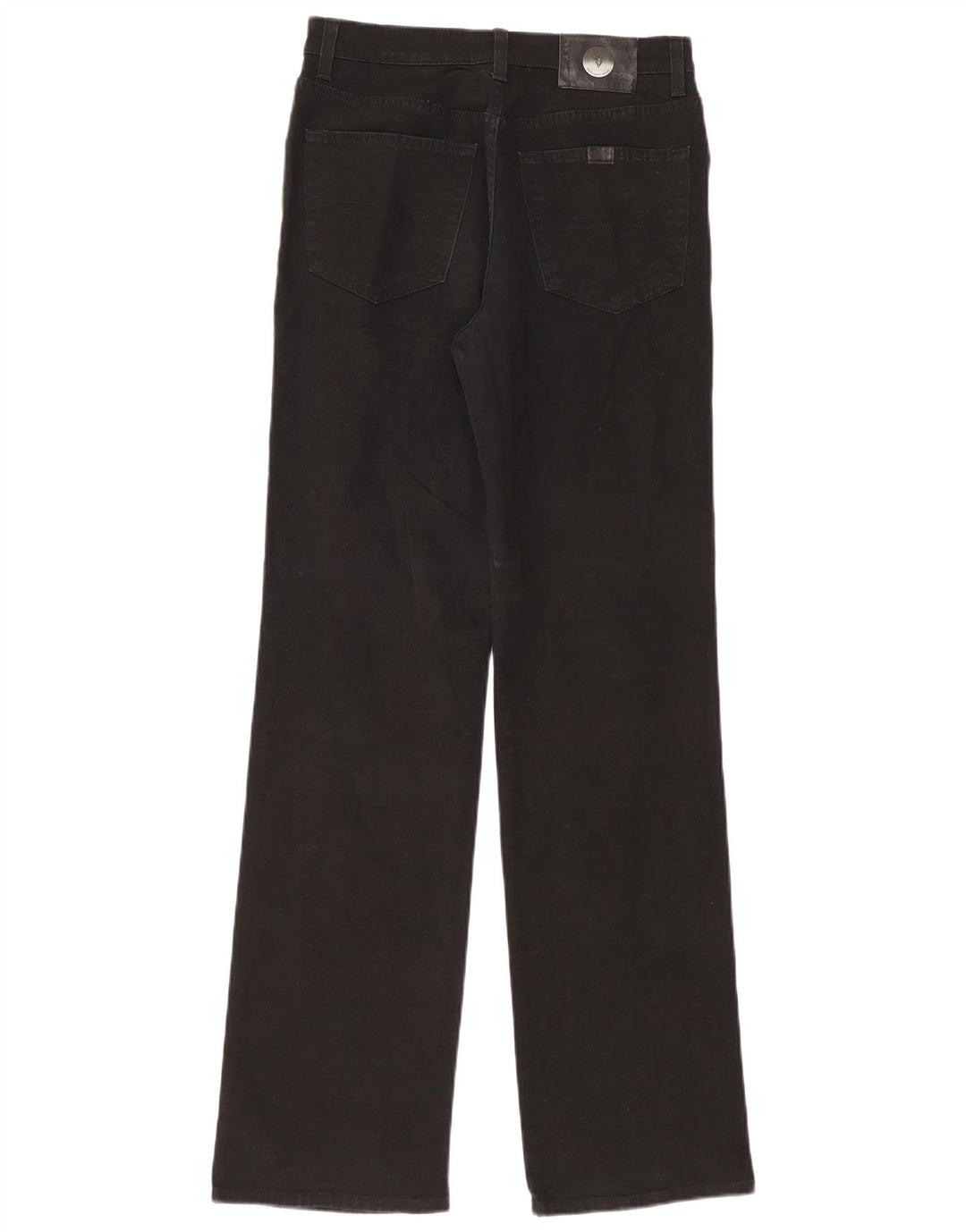 Trussardi Womens Straight Jeans W30 L34 Black Cotton
