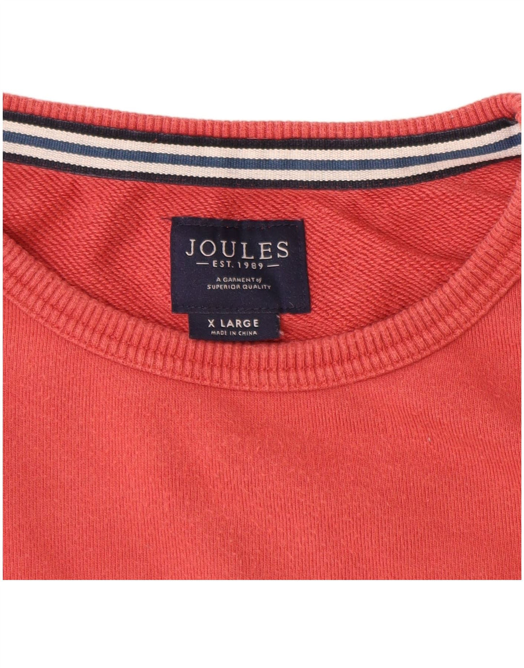 JOULES Mens Sweatshirt Jumper XL Red Cotton