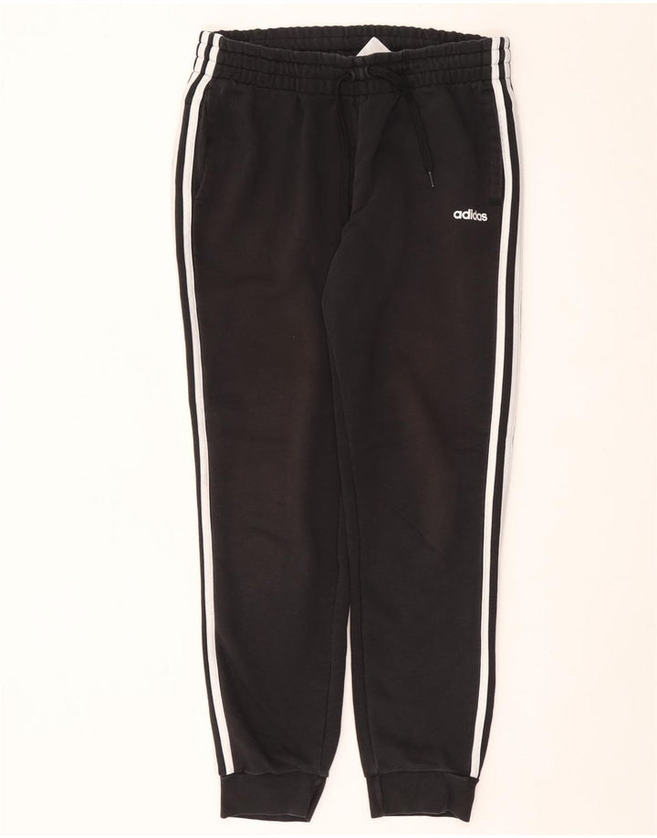 ADIDAS Womens Tracksuit Trousers Joggers UK 16/18 Large  Black Cotton