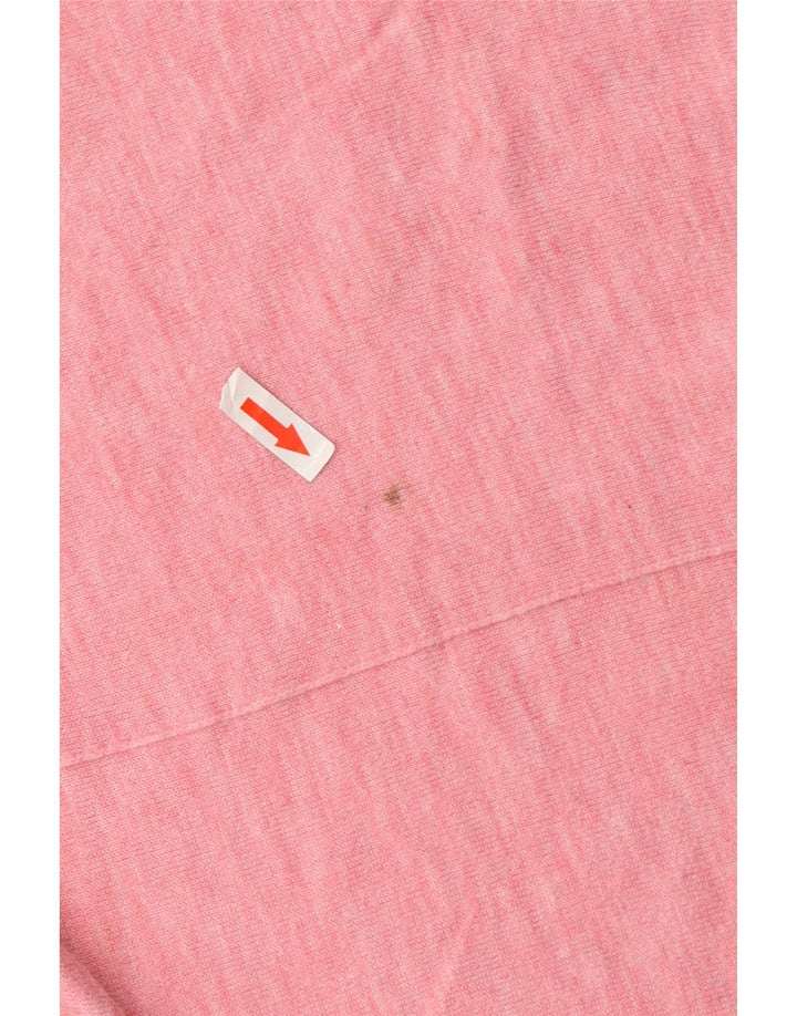 JOHN LEWIS Womens Oversized V-Neck Jumper Sweater UK 10 Small  Pink