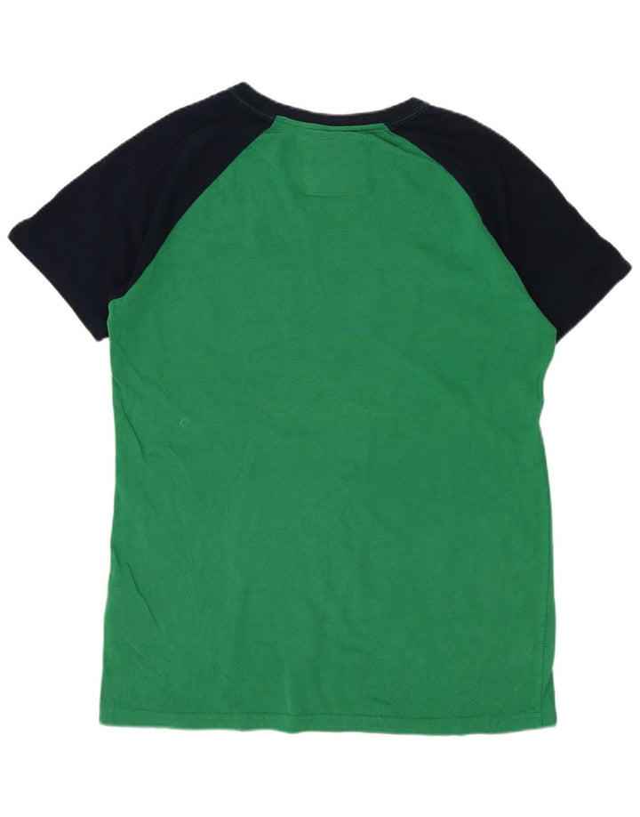 Superdry Mens Graphic T-Shirt Top Small Green Cotton