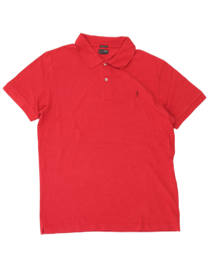 Marlboro Classics Mens Slim Fit Polo Shirt 2XL Red Cotton