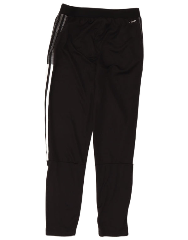 Adidas Boys Aeroready Tracksuit Trousers 15-16 Years Black Polyester