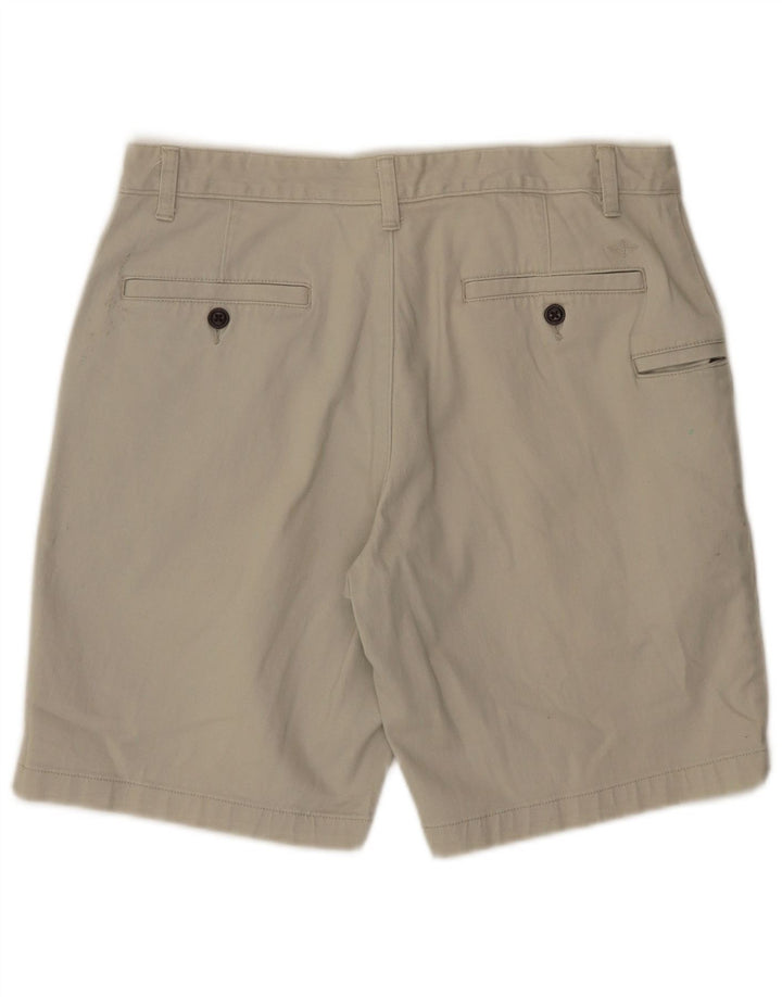 DOCKERS Mens Cargo Shorts W33 Medium  Beige Cotton