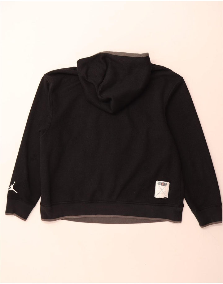Jordan Mens Graphic Hoodie Jumper XL Black Polyester