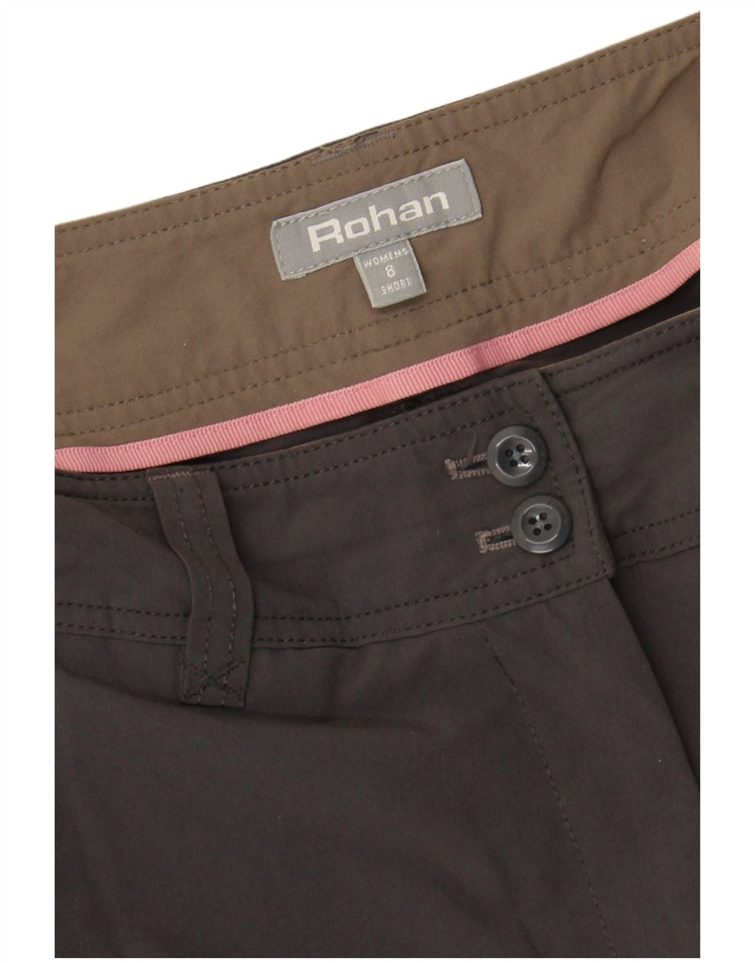 ROHAN Womens Straight Chino Trousers US 8 Medium W30 L27 Grey