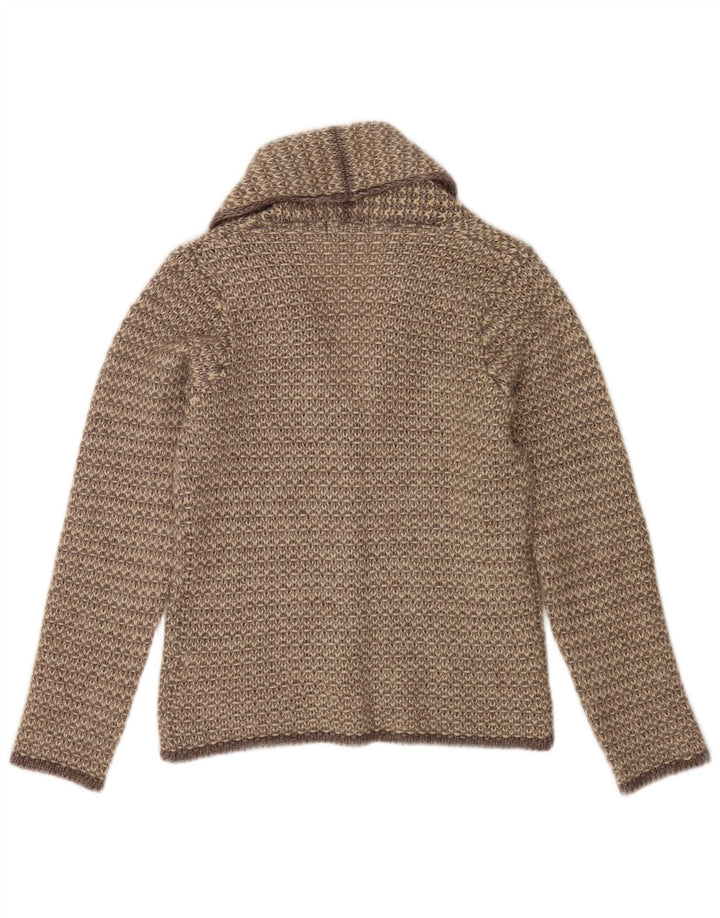 Breach Womens Cardigan Sweater UK 14 Medium Beige Acrylic