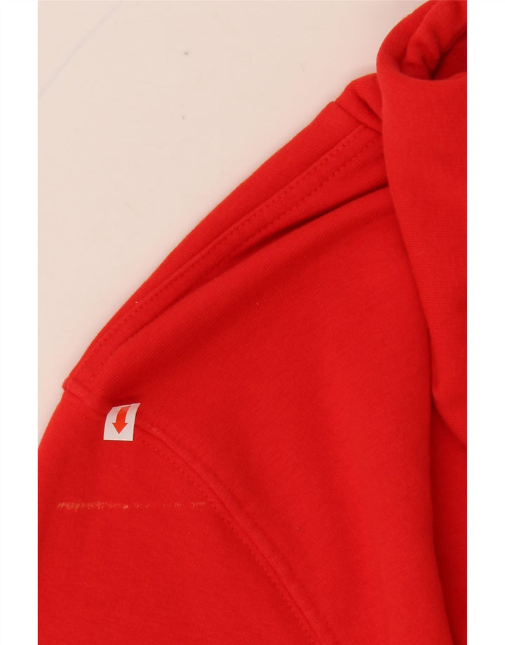 CHAMPION Mens Hoodie Jumper Medium Red Cotton