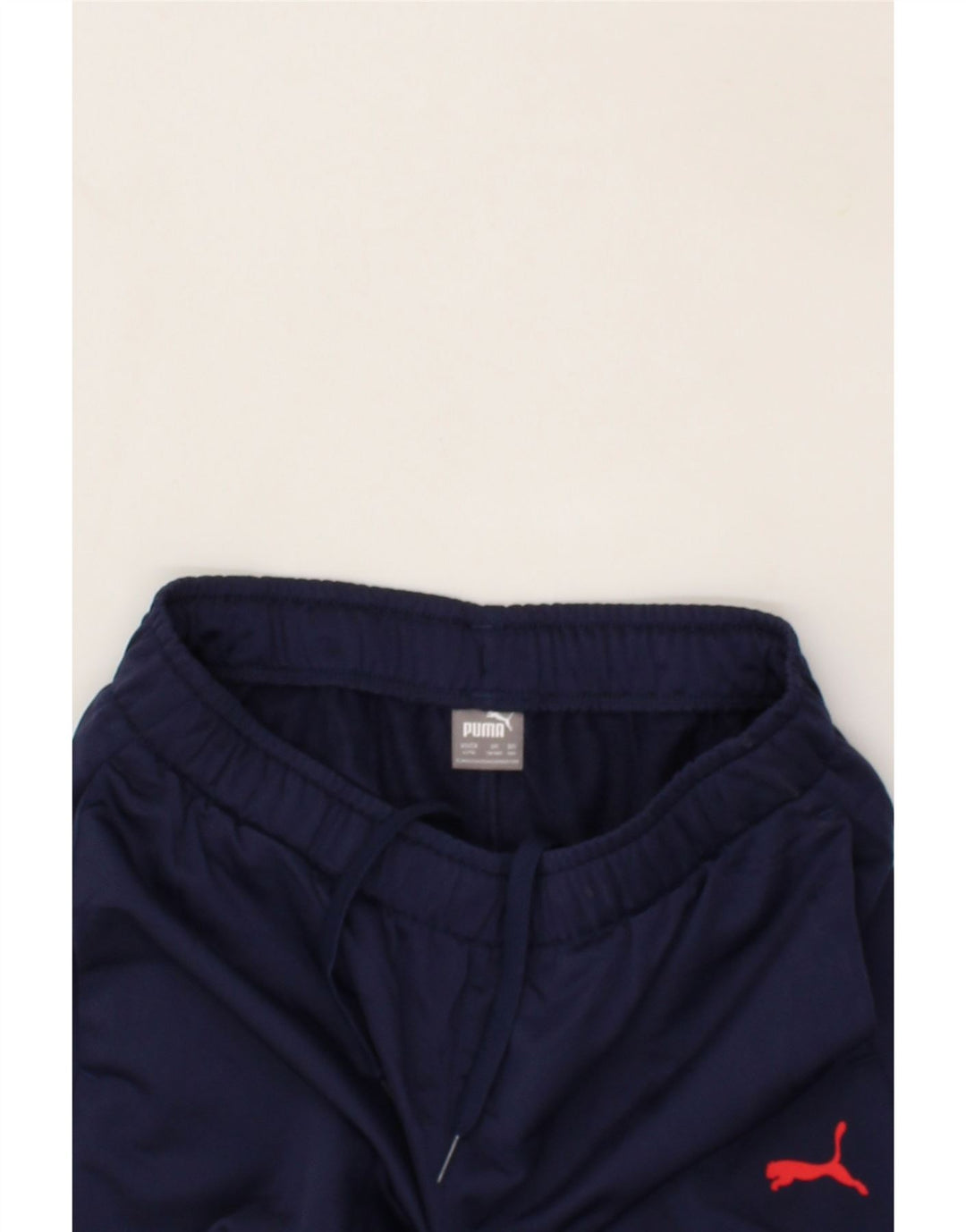 PUMA Boys Tracksuit Trousers 13-14 Years  Navy Blue Polyester Vintage Puma and Second-Hand Puma from Messina Hembry 