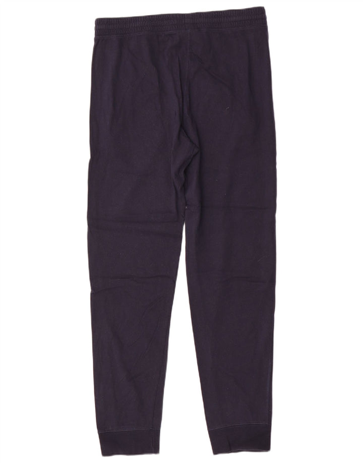 CHAMPION Mens Tracksuit Trousers Joggers Small  Navy Blue Cotton