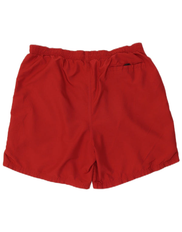 Reebok Mens Swimming Shorts Large Red Polyester