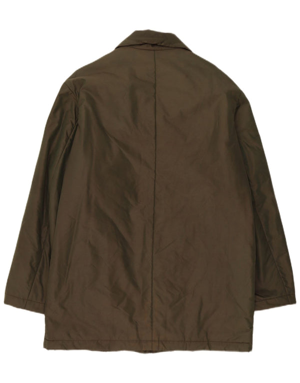 Hugo Boss Mens Overcoat UK 40 Large Green
