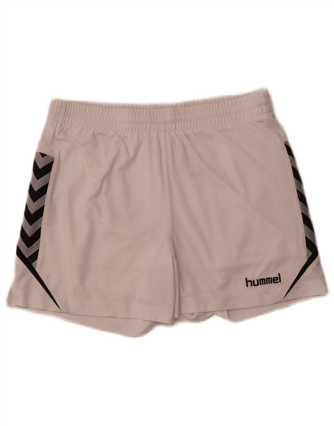 HUMMEL Mens Authentic Graphic Sport Shorts Medium  White