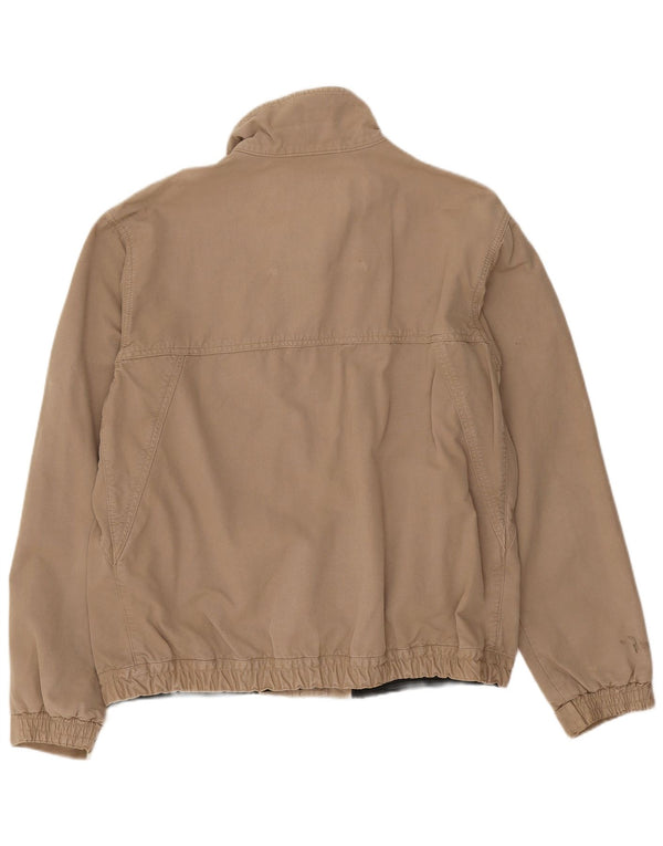 Murphy & Nye Mens Bomber Jacket UK 42 XL Beige Cotton