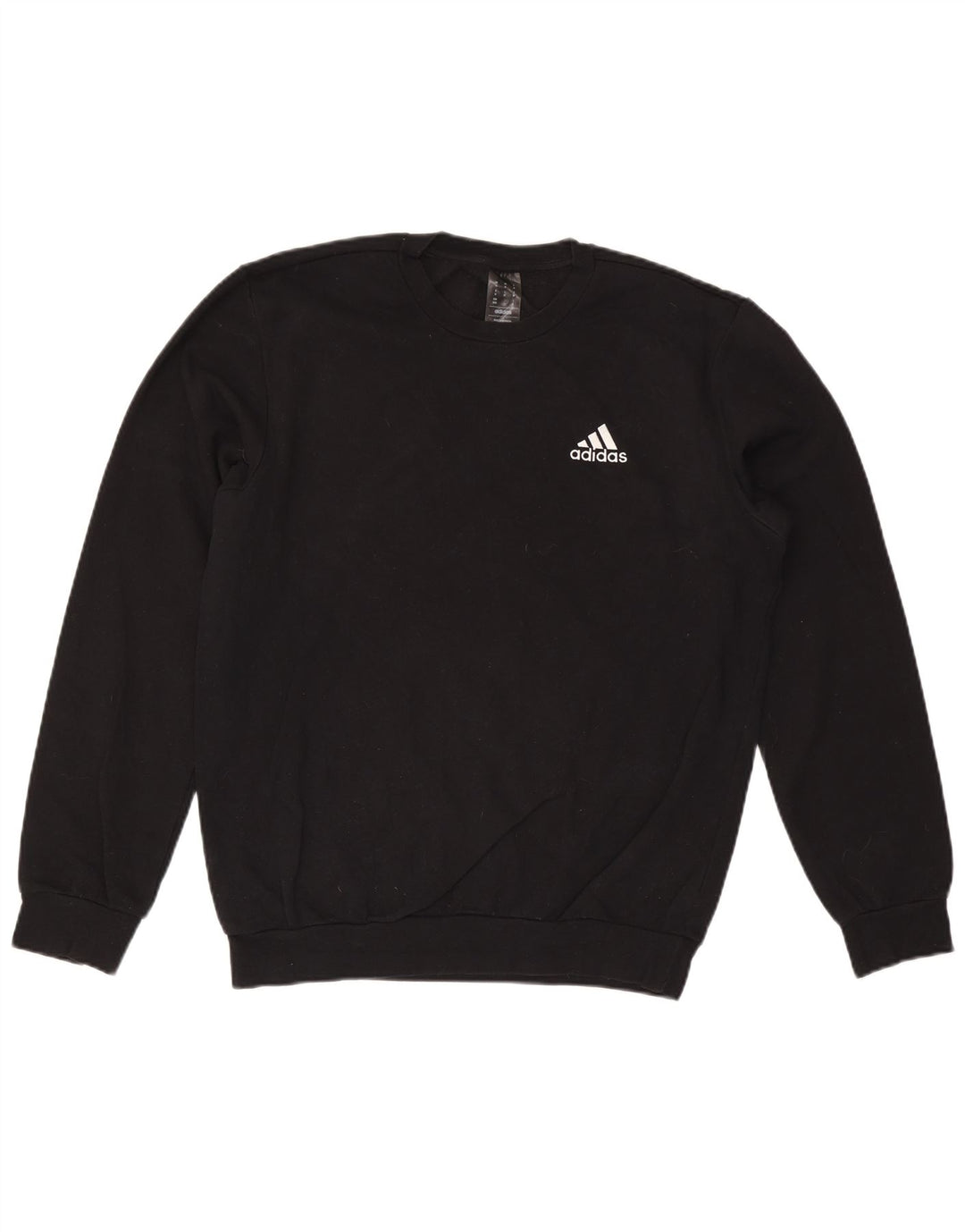 ADIDAS Mens Sweatshirt Jumper Medium Black Cotton