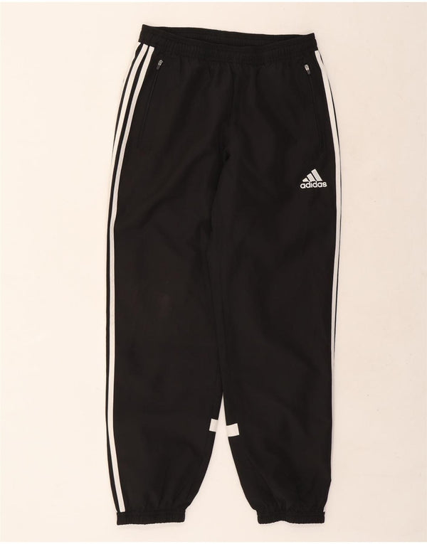 Adidas Mens Tracksuit Trousers Joggers Medium Black Colourblock Polyester