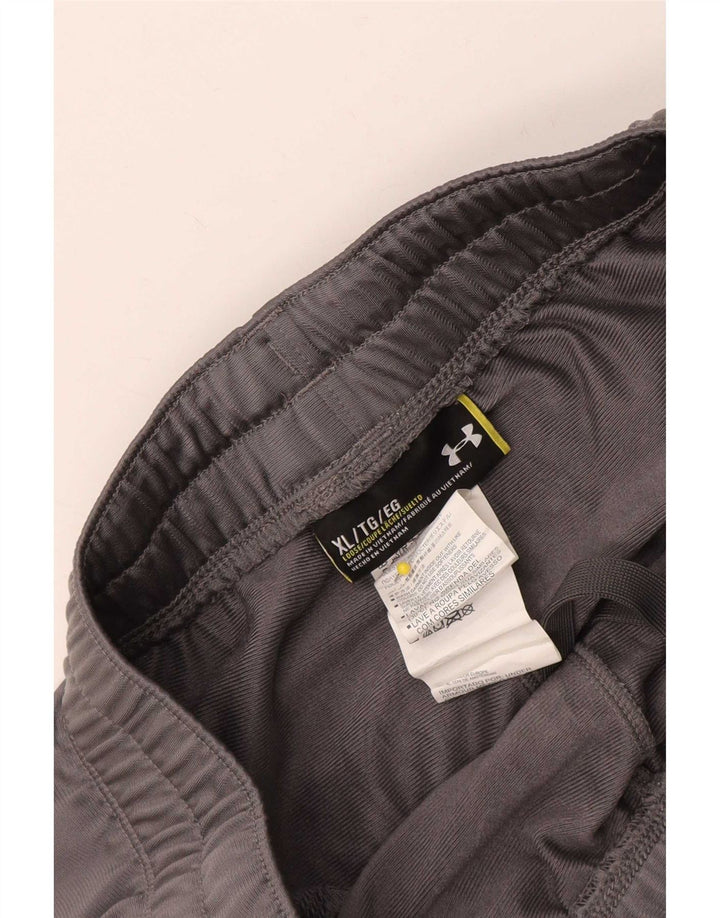 Under Armour Mens Tracksuit Trousers XL Grey Polyester