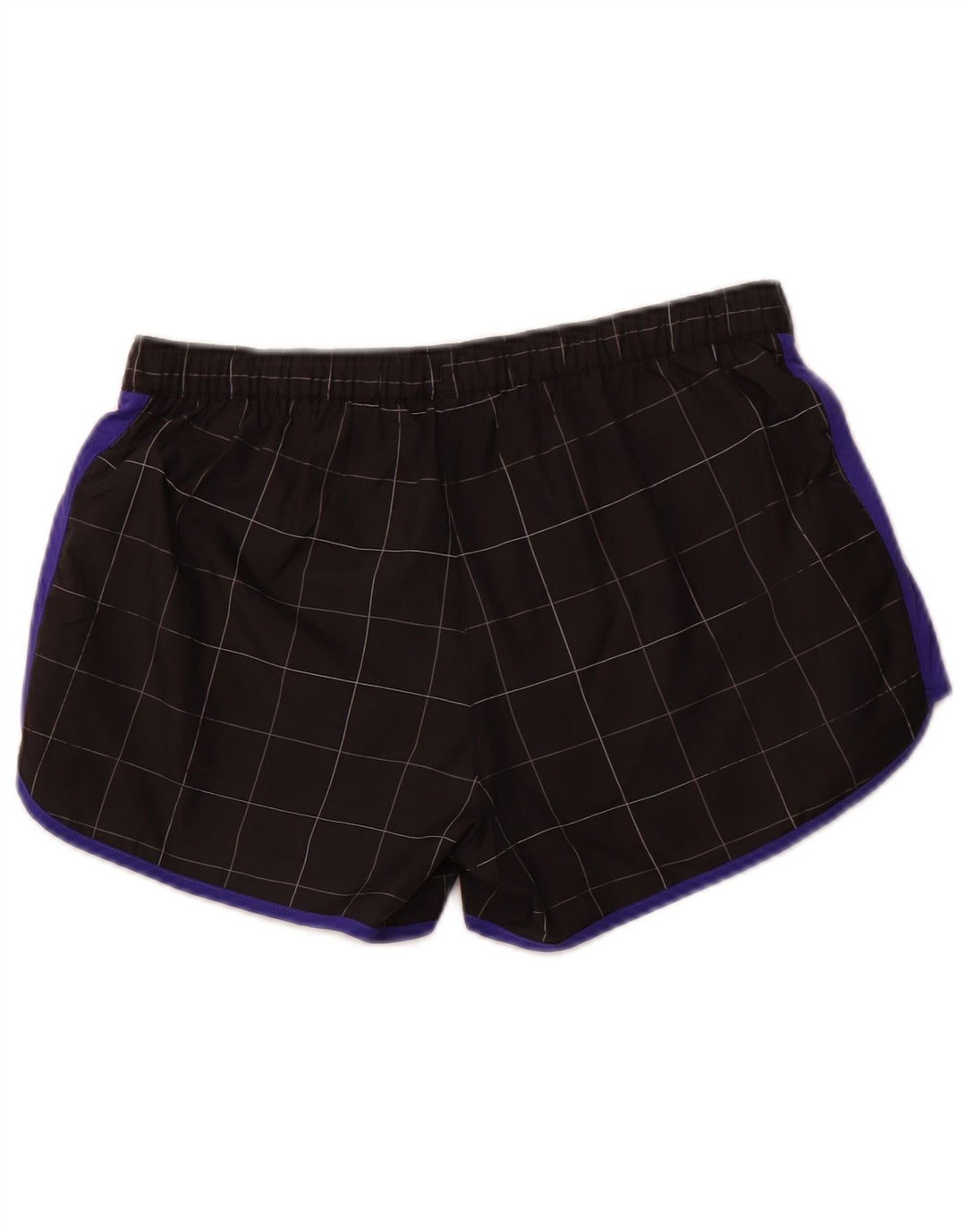 ADIDAS Womens Sport Shorts UK 10 Small Black Check