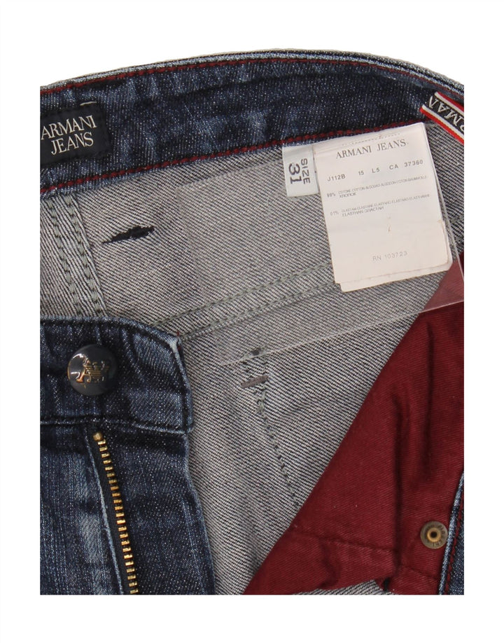 ARMANI Womens Straight Jeans W31 L34 Blue Cotton Vintage Armani and Second-Hand Armani from Messina Hembry 