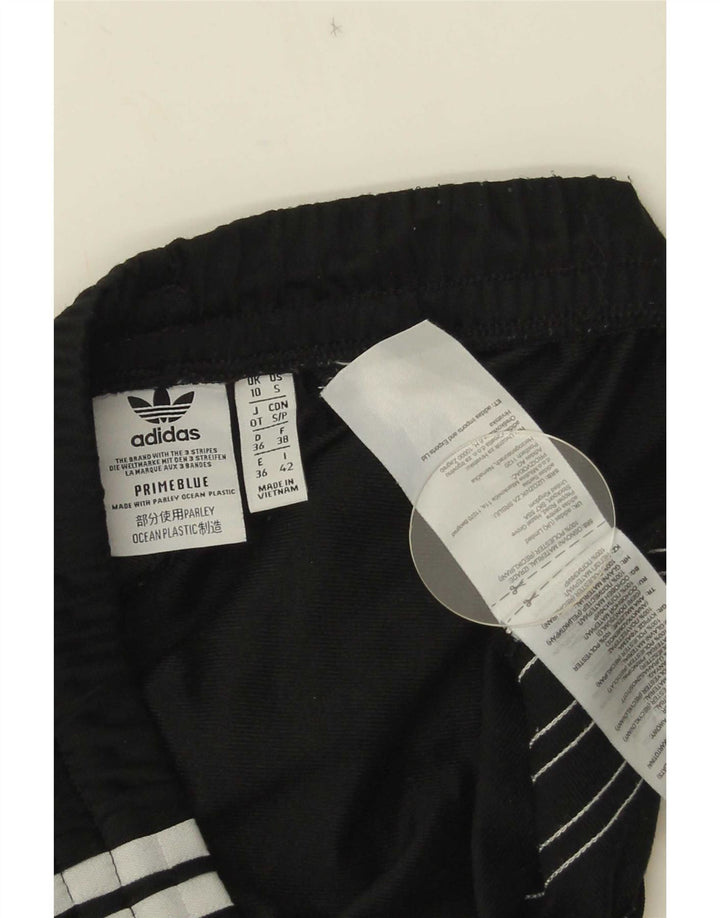 Adidas Womens Tracksuit Trousers UK 10 Small Black Polyester