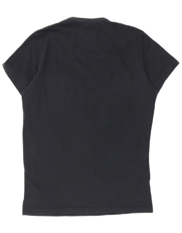 Diesel Mens T-Shirt Top Small Black Cotton
