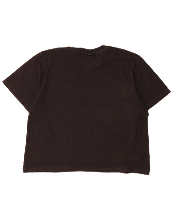 Tommy Hilfiger Womens Graphic T-Shirt Top UK 10 Small Black