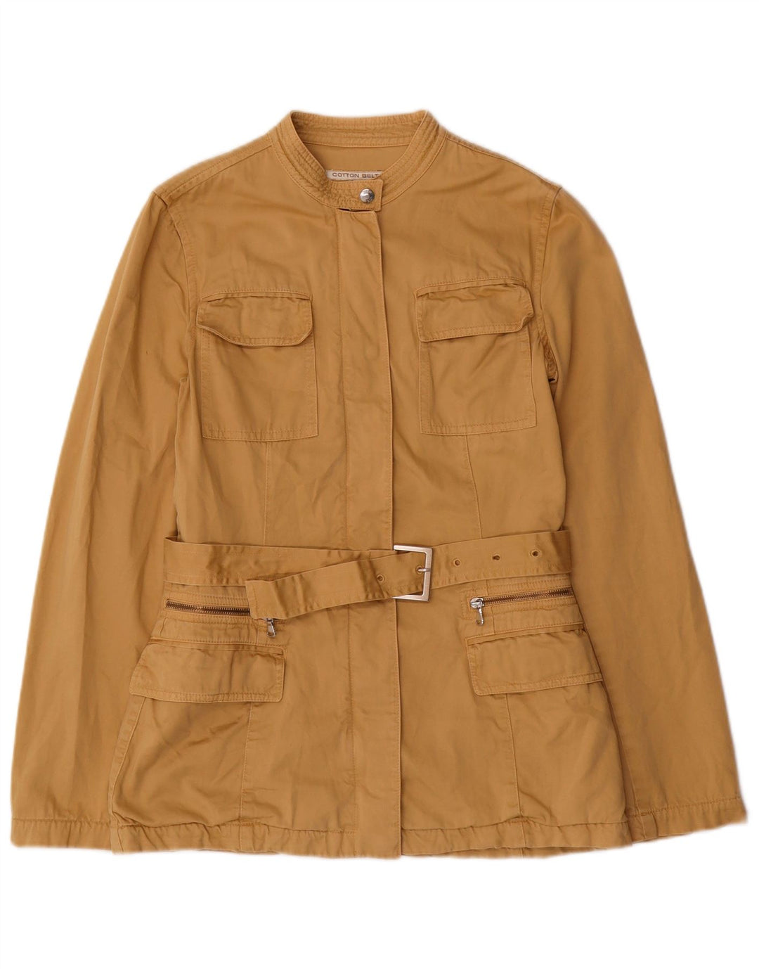 Cotton Belt Womens Utility Jacket UK 10 Small Beige