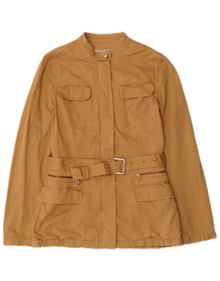 Cotton Belt Womens Utility Jacket UK 10 Small Beige