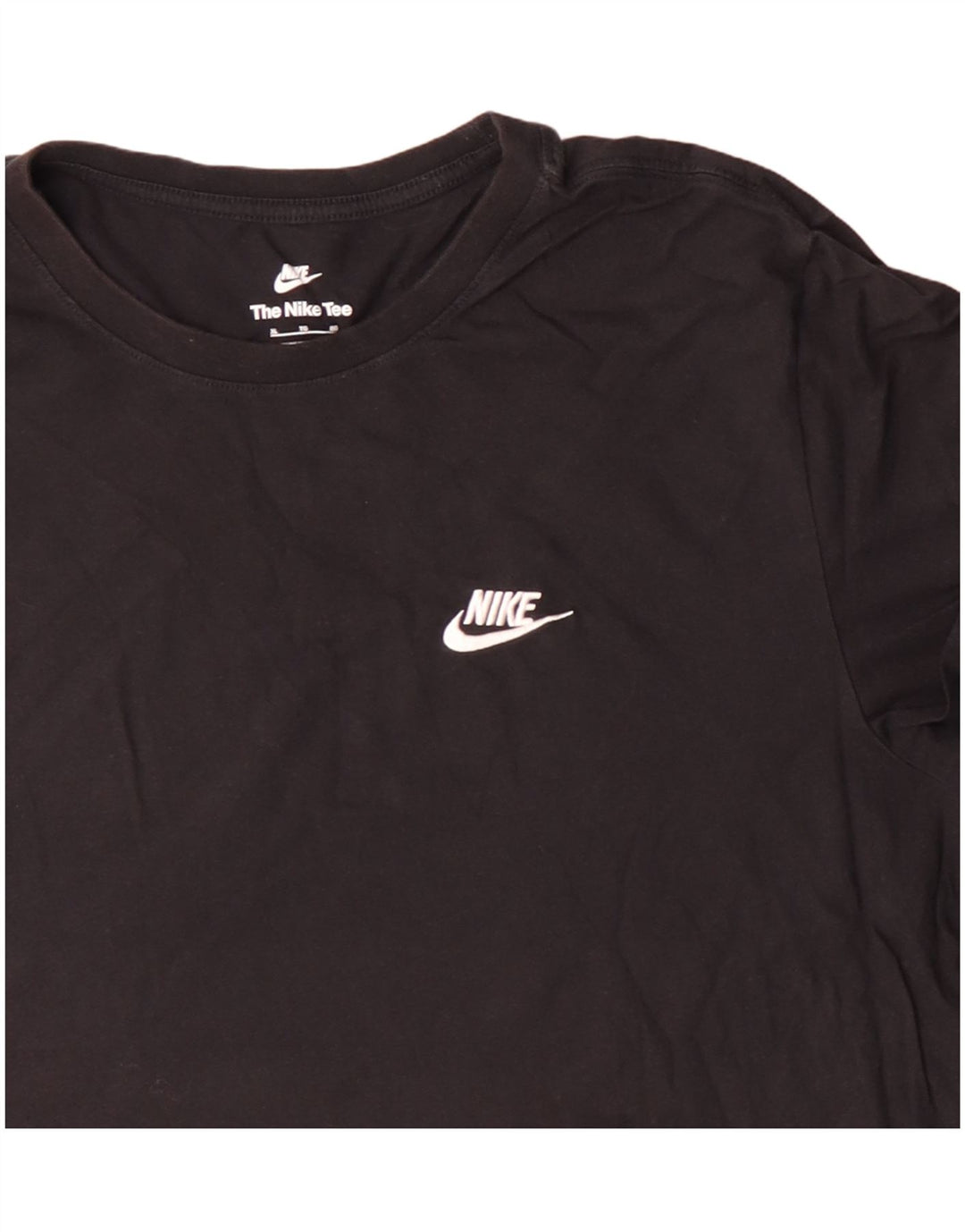 Nike Mens T-Shirt Top XL Black Cotton