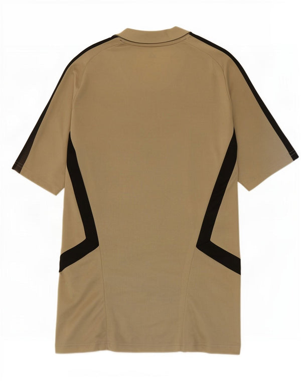 Adidas Mens Real Madrid T-Shirt Top Small Khaki Colourblock