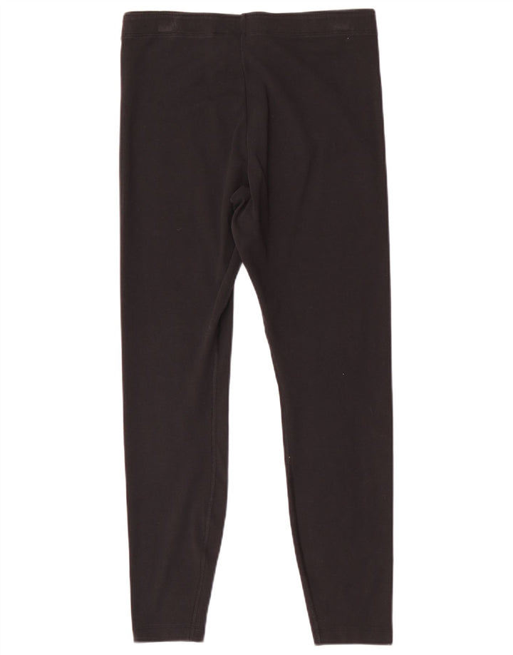 Nike Womens Leggings UK 14 Large Black Cotton