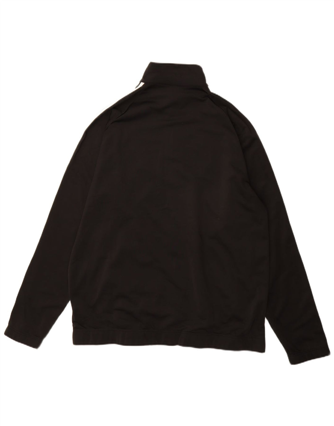 Adidas Mens Tracksuit Top Jacket UK 48/50 XL Black Polyester