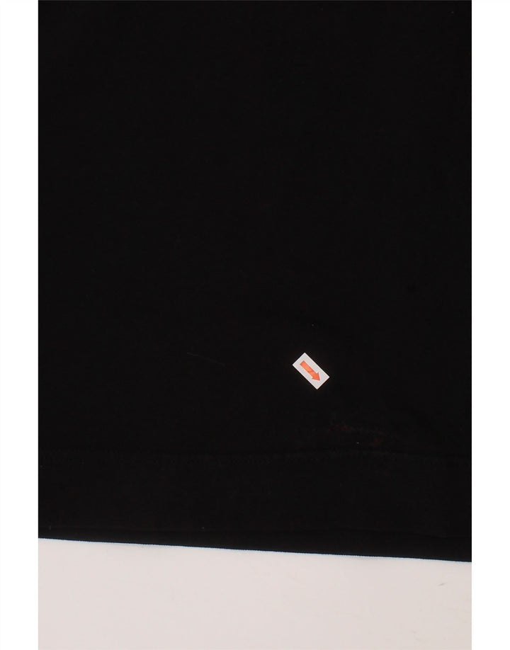 PUMA Womens Polo Shirt UK 14 Medium Black Cotton Vintage Puma and Second-Hand Puma from Messina Hembry 