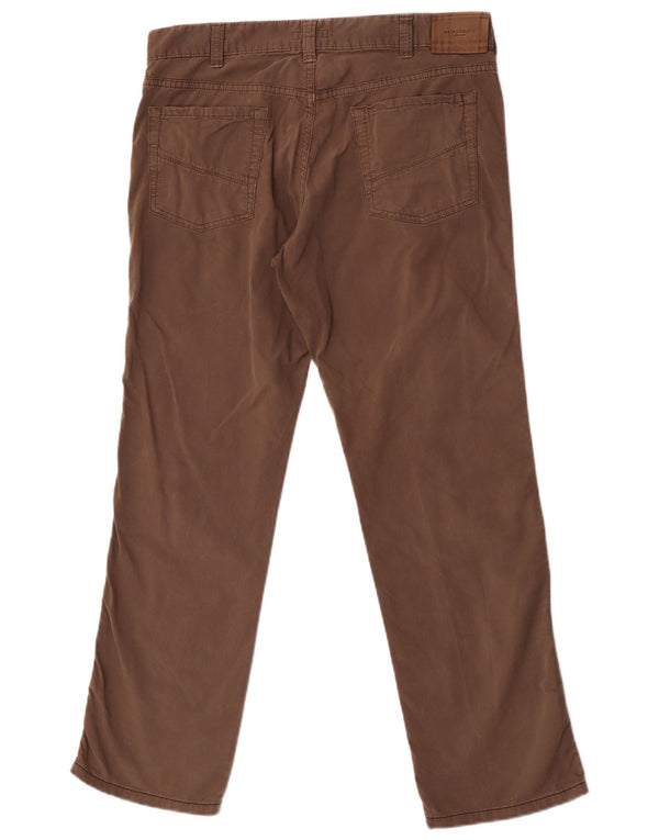 Burberry Mens Straight Casual Trousers IT 50 Medium W34 L30 Grey Cotton