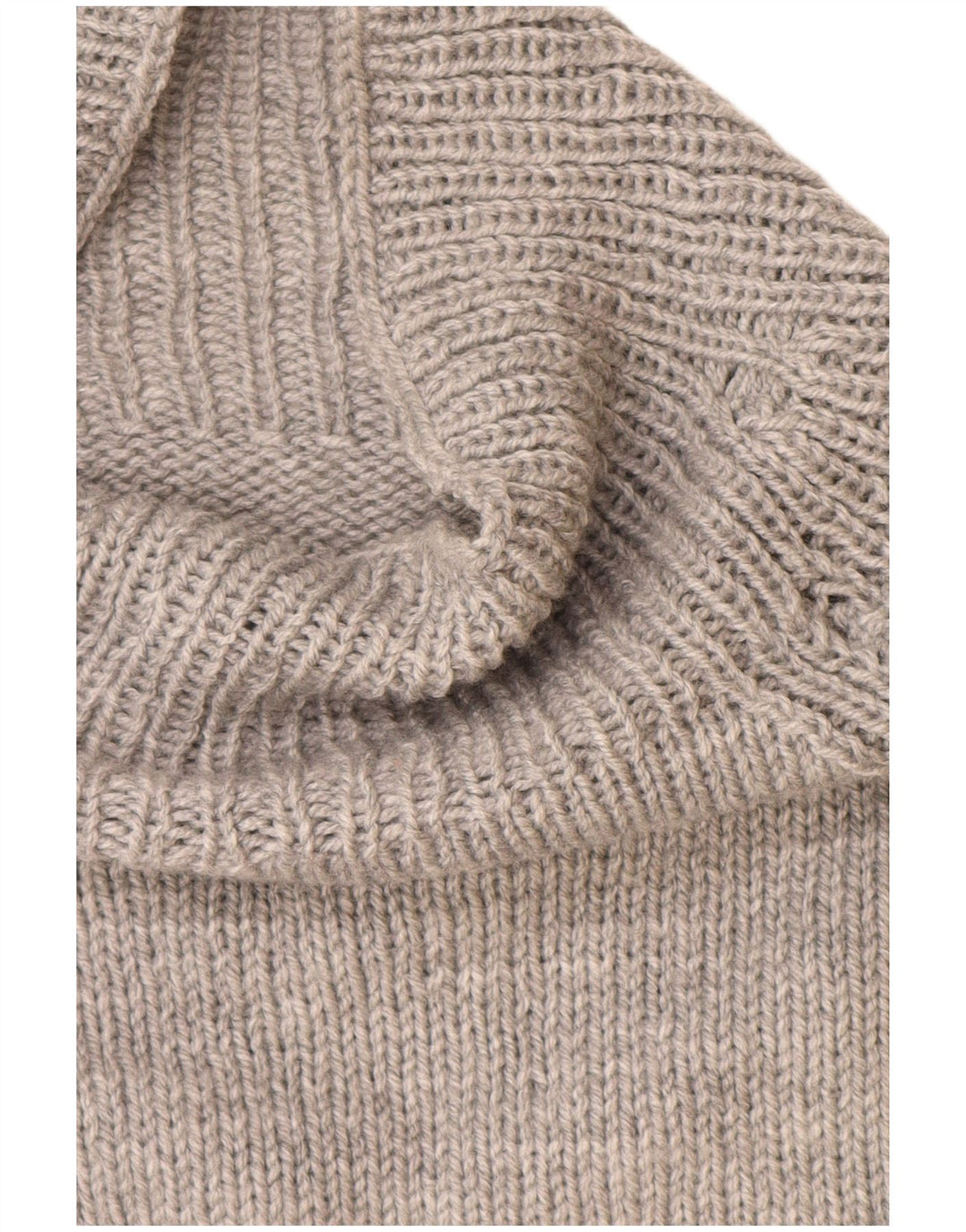 VINTAGE Womens Roll Neck Jumper Sweater UK 14 Large Grey