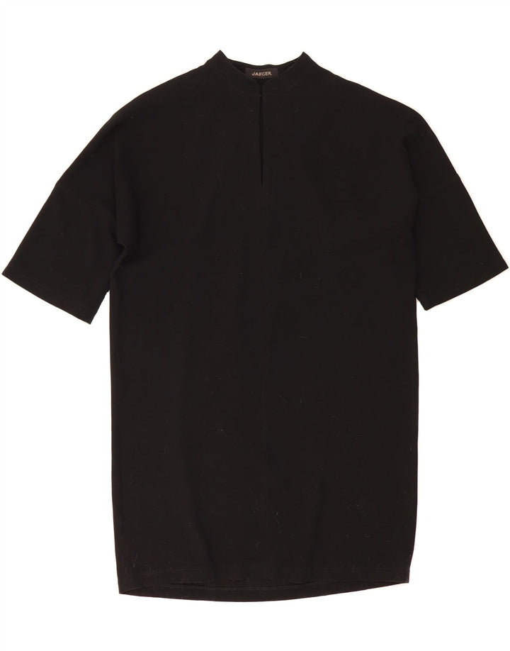 JAEGER Womens Oversized Shift Dress UK 10 Small Black Vintage Jaeger and Second-Hand Jaeger from Messina Hembry 