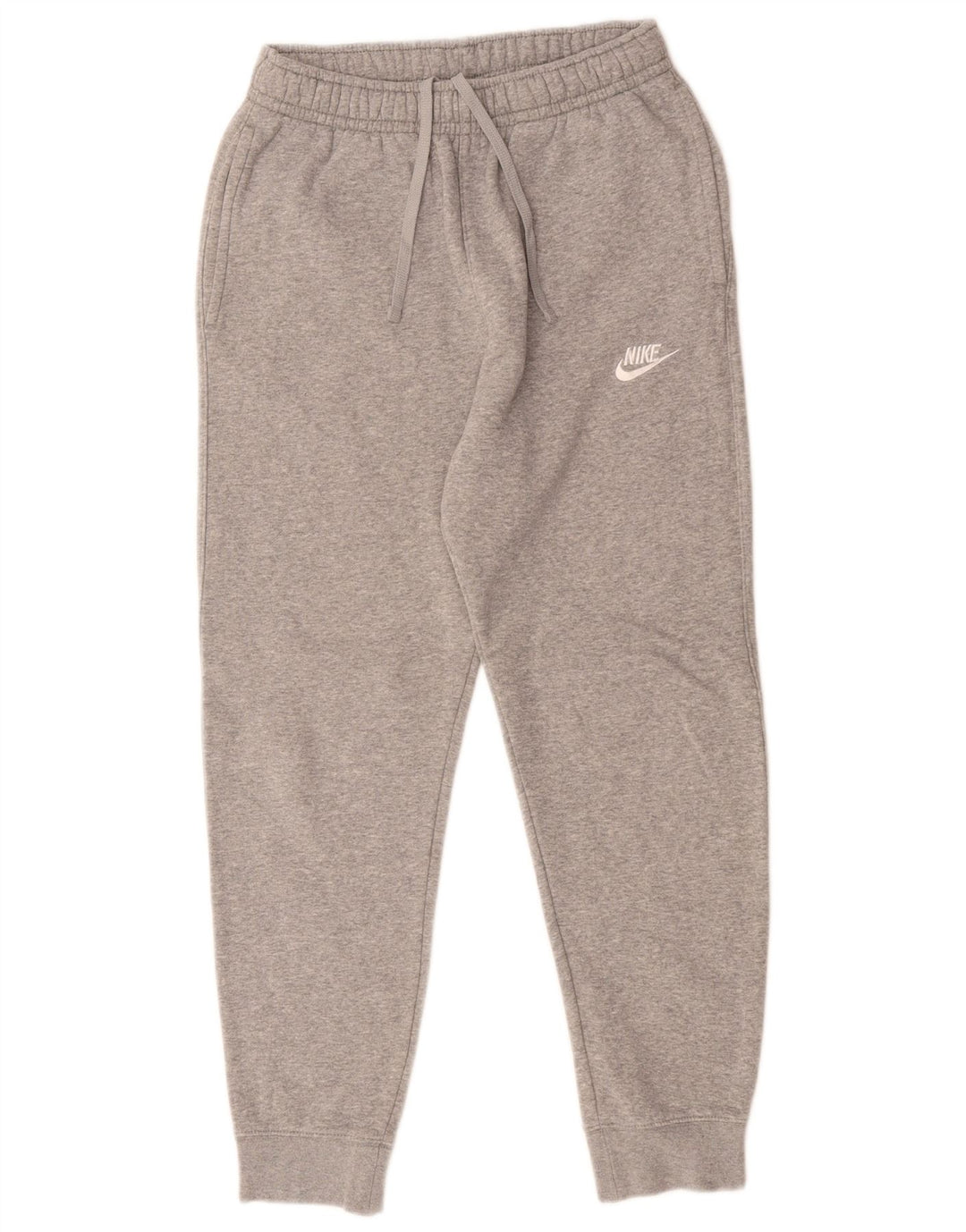 NIKE Womens Tracksuit Trousers Joggers UK 10 Small  Grey Cotton