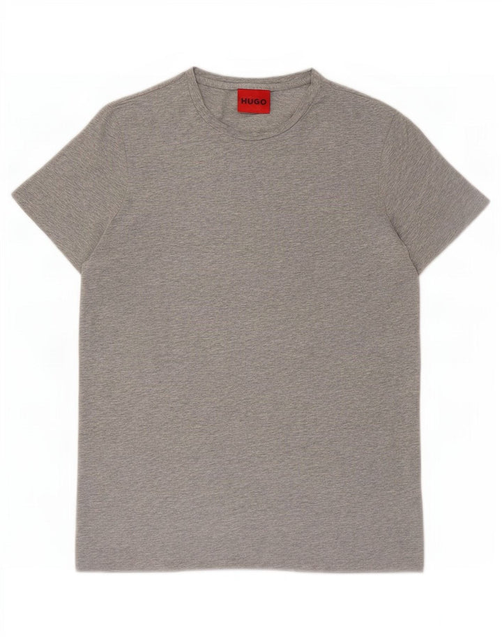 Hugo Boss Mens T-Shirt Top Medium Grey