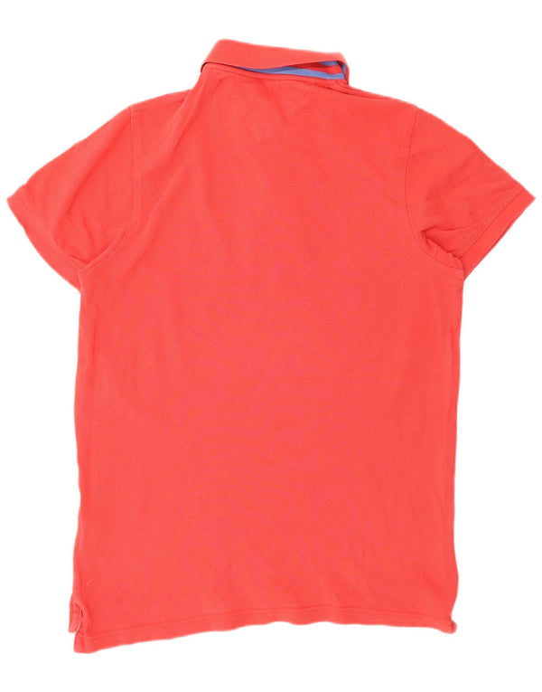 Tommy Hilfiger Mens Slim Fit Polo Shirt Small Red Cotton