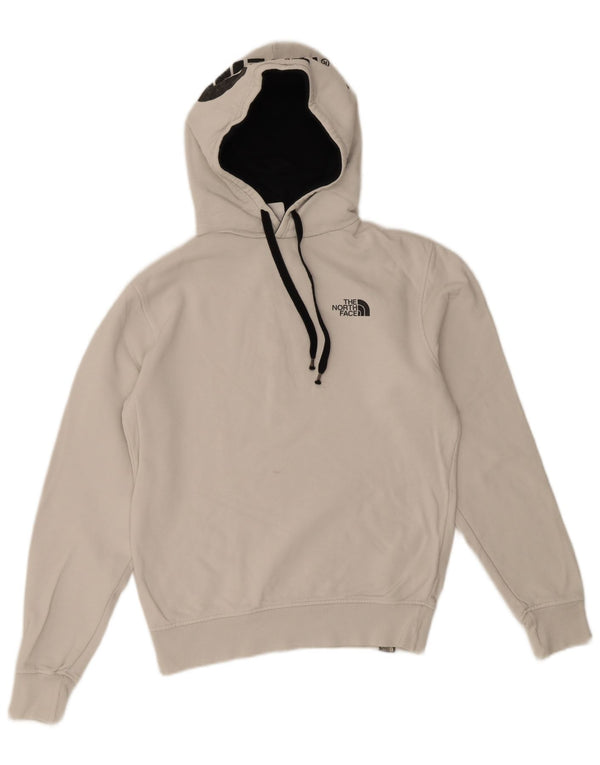 The North Face Mens Graphic Hoodie Jumper Small White Cotton
