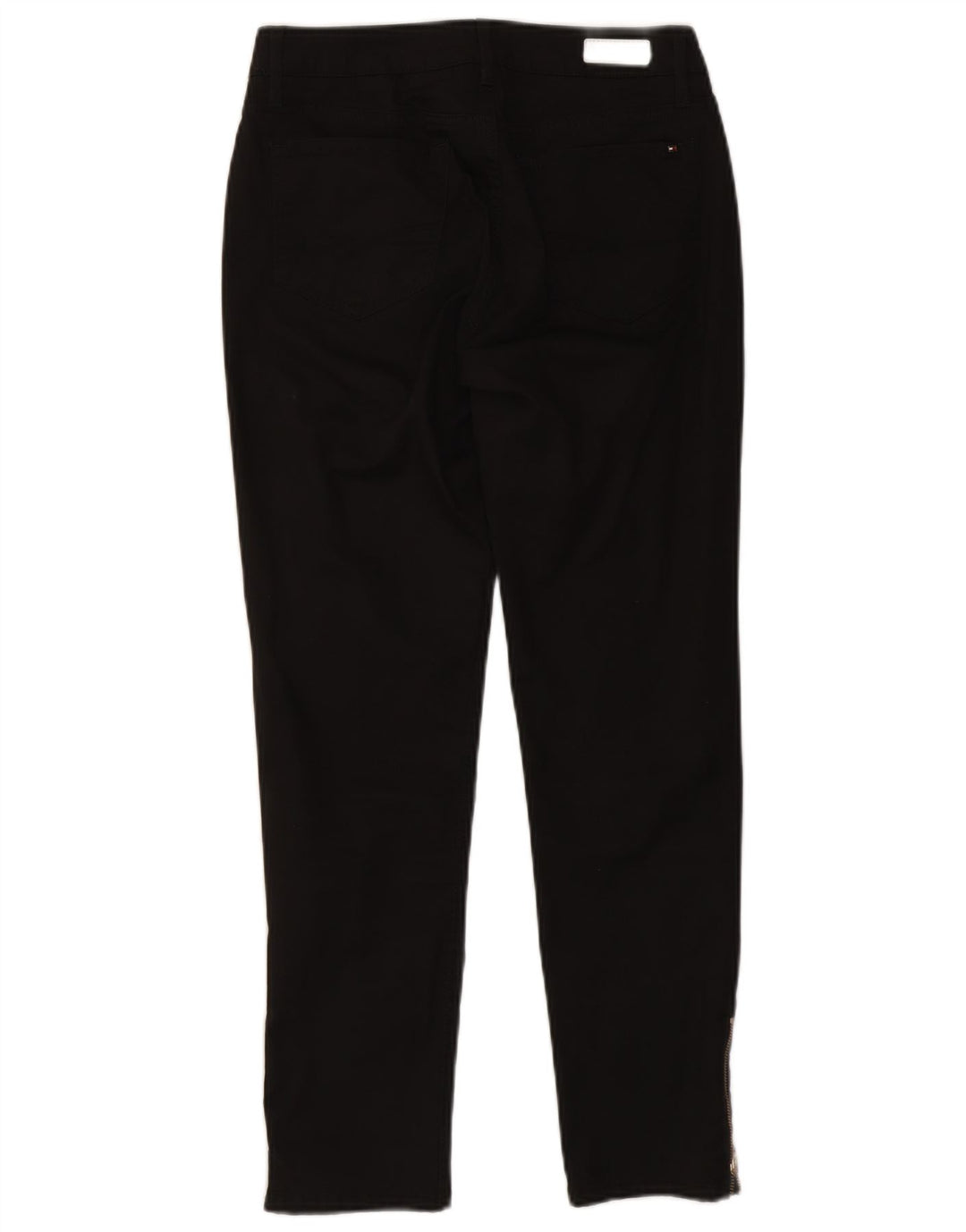 TOMMY HILFIGER Womens Milan RW Casual Trousers US 6 Medium W28 L27 Black