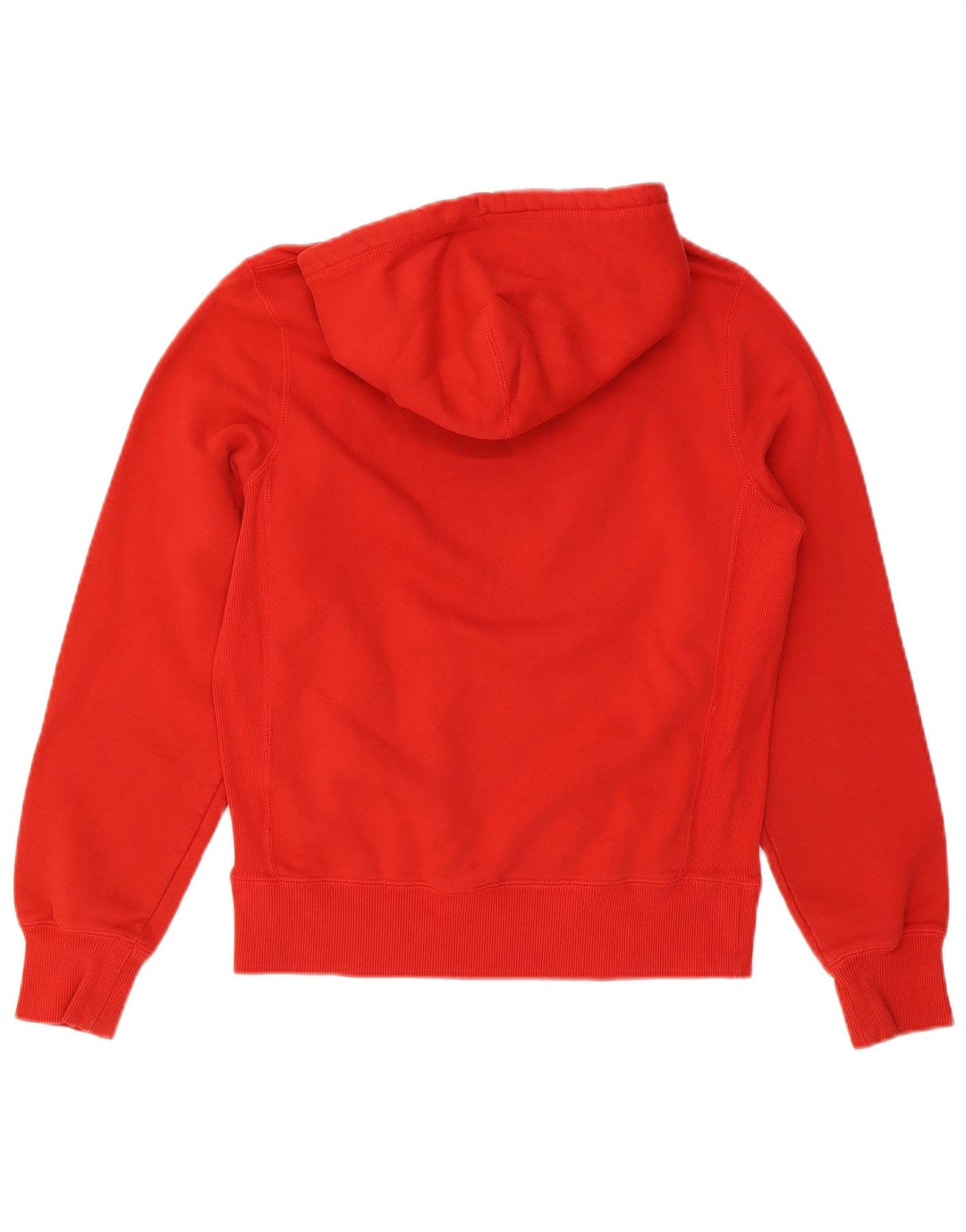 NIKE Mens Hoodie Jumper Small Red Cotton