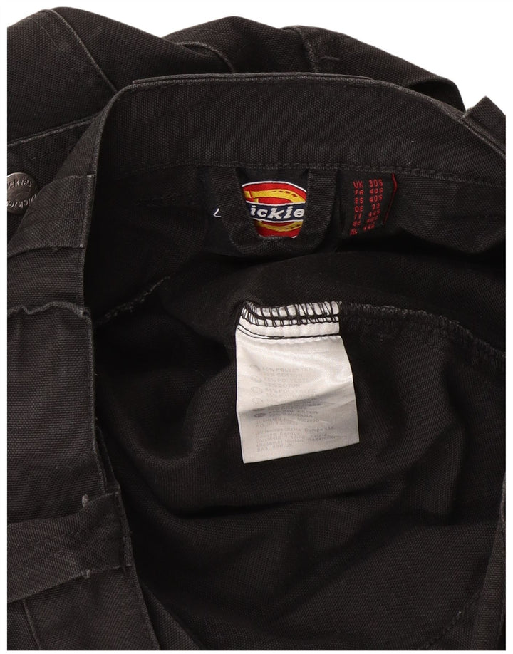Dickies Mens Straight Cargo Trousers W30 L28 Grey Colourblock Polyester