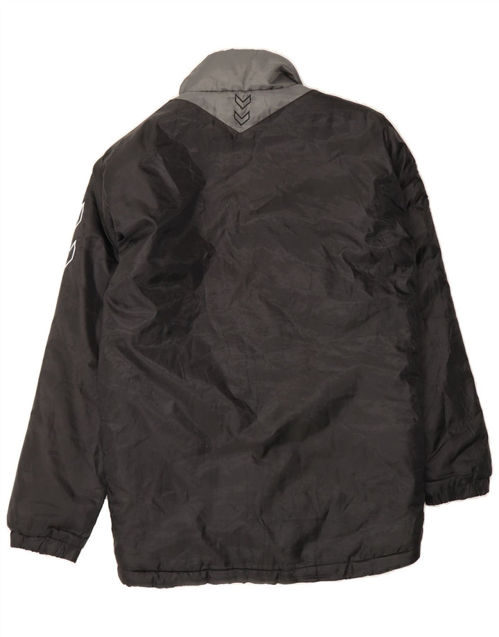 HUMMEL Boys Graphic Windbreaker Jacket 14-15 Years Large Black Colourblock Vintage Hummel and Second-Hand Hummel from Messina Hembry 