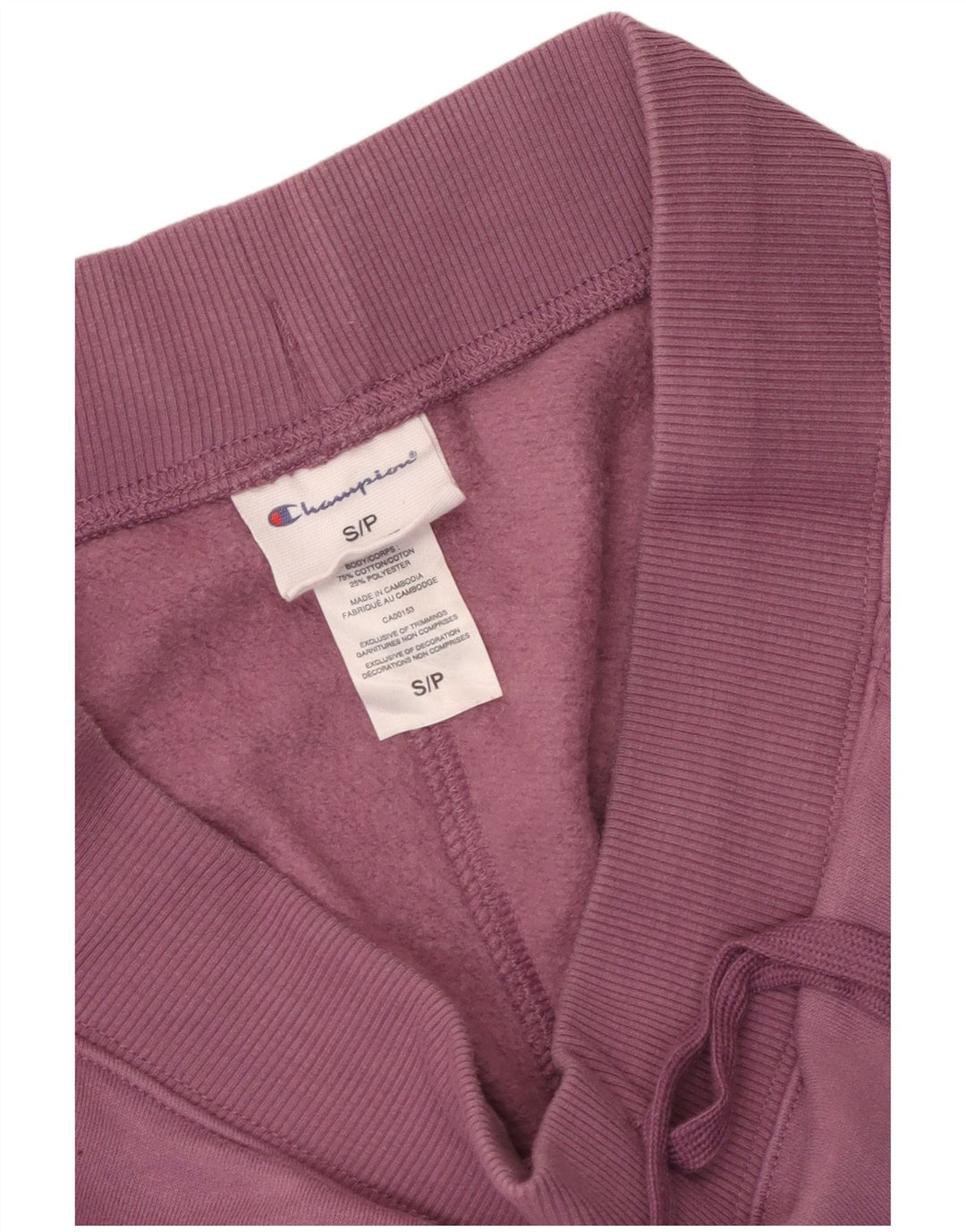 CHAMPION Womens Tracksuit Trousers Joggers UK 10 Small  Purple Cotton