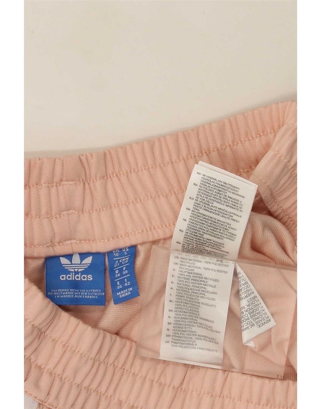 Adidas Womens Sport Shorts UK 10 Small Pink Polyester