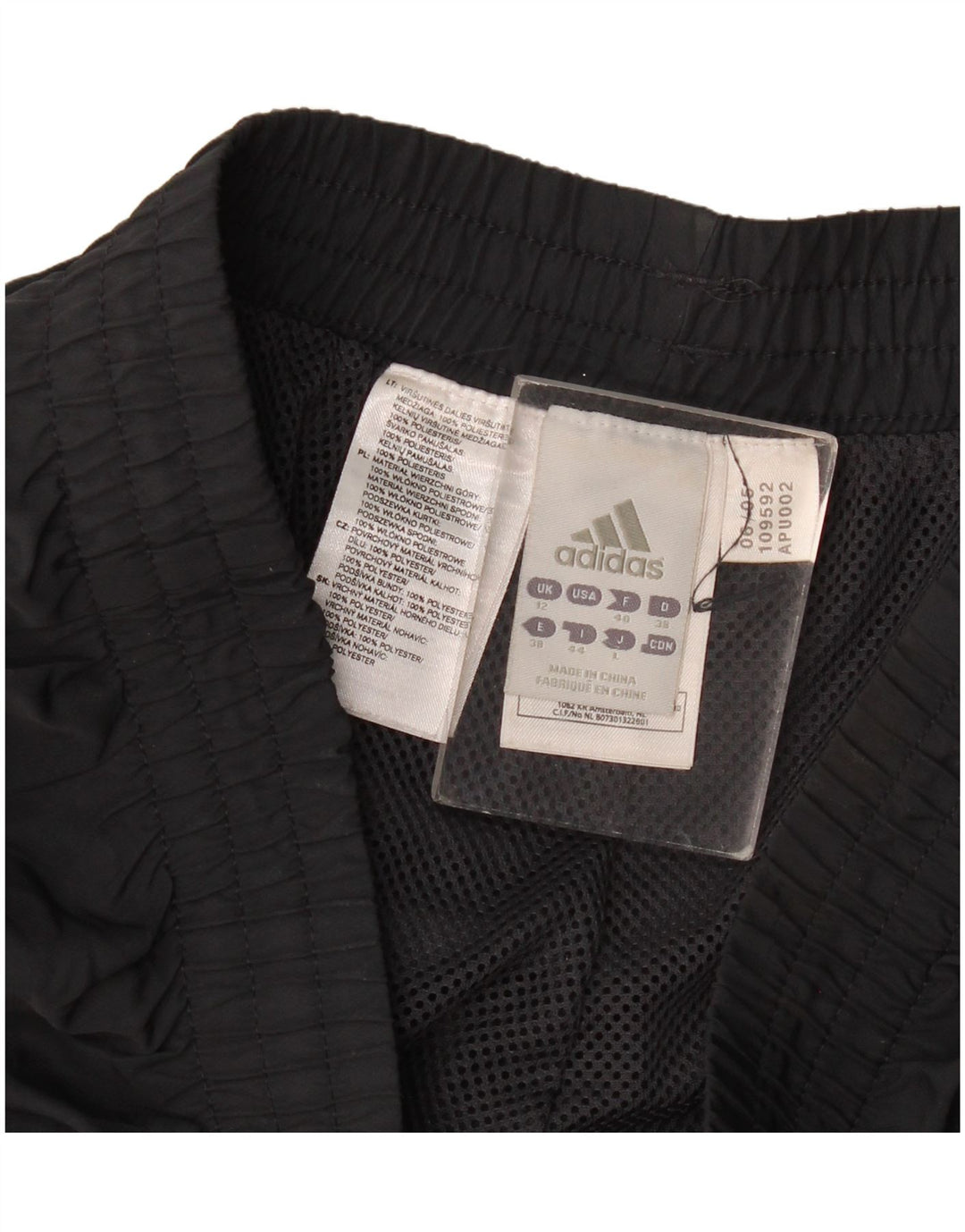 Adidas Womens Tracksuit Trousers UK 16 Large Grey Polyester